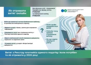 Як підприємцям Київщини безкоштовно отримати витяг з Реєстру платників єдиного податку