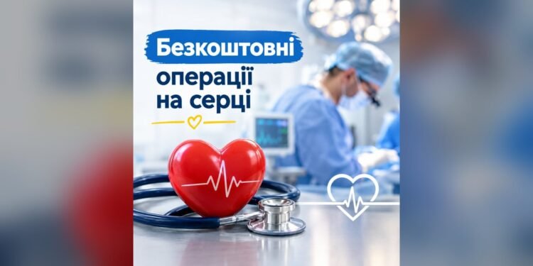 НСЗУ спрямувала 24,5 млн грн на безкоштовні операції на серці на Київщині